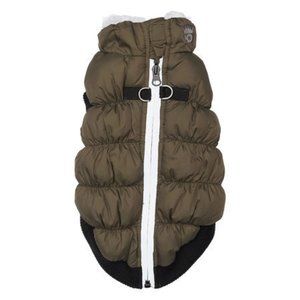 HD CROWN PUFFER VEST - OLIVE GREEN